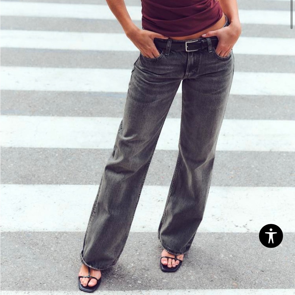 Zara low rise jeans